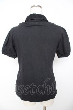 画像2: HONEY / レイヤード風ブラウス  黒 Y-25-11-22-114-HN-TO-SZ-ZY