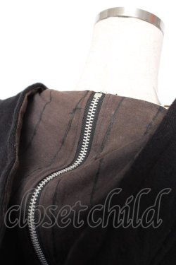 画像3: Sixh / 安ピン刺繍ニットフードパーカー  黒 Y-25-11-22-117-HN-TO-SZ-ZY