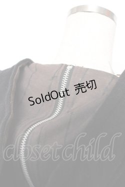 画像3: Sixh / 安ピン刺繍ニットフードパーカー  黒 Y-25-11-22-117-HN-TO-SZ-ZY