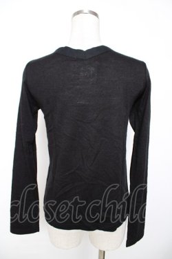 画像2: PEACE NOW / レースアップpt入りニットソー M 黒 Y-25-11-22-118-PU-TO-SZ-ZY