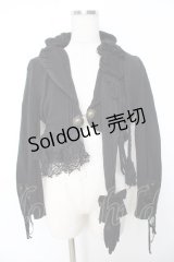 GRAMM / グローブデザインレースフリルボレロ  黒 Y-25-11-22-119-HN-TO-SZ-ZY