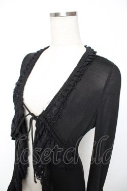 画像3: OZZ ANGELO / ダブルデザインボレロ  黒 Y-25-11-22-121-OO-TO-SZ-ZY