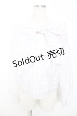 evelyn / チェックフリルブラウス  ラベンダー Y-25-11-22-122-LO-BL-SZ-ZY