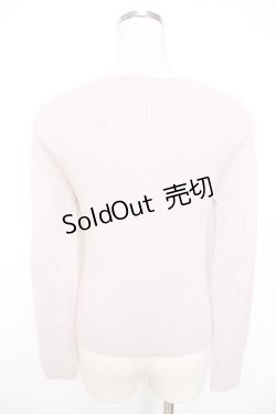 画像2: evelyn / リボン付きニット  ピンク Y-25-11-22-123-LO-TO-SZ-ZY