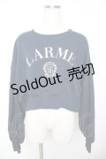 evelyn / ロゴスウェット  紺 Y-25-11-22-124-LO-TO-SZ-ZS