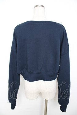 画像2: evelyn / ロゴスウェット  紺 Y-25-11-22-124-LO-TO-SZ-ZY