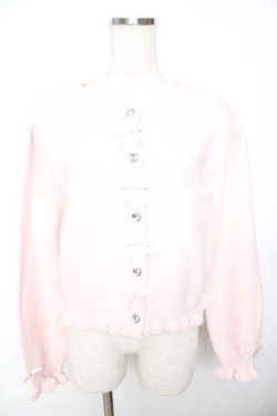 画像1: Alice Mashiro / ニットカーディガン L ライトピンク Y-25-11-22-126-LO-TO-SZ-ZY