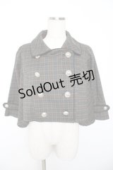 axes femme POETIQUE / ダブルボタンケープジャケット  グリーン Y-25-11-22-127-AX-JA-SZ-ZY