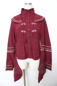 Desoro Works / 琉球浪漫物語着物袖ぶらうす  ワイン Y-25-11-22-128-GO-BL-SZ-OS