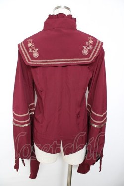 画像2: Desoro Works / 琉球浪漫物語着物袖ぶらうす  ワイン Y-25-11-22-128-GO-BL-SZ-ZY