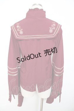 画像2: Desoro Works / 琉球浪漫物語着物袖ぶらうす  ワイン Y-25-11-22-128-GO-BL-SZ-OS