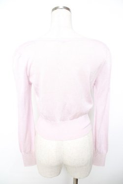 画像2: Emily Temple cute / ラメ混オーガンジーリボンカーディガン  ピンク Y-25-11-22-129-ET-TO-SZ-ZY