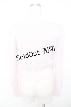 画像2: Emily Temple cute / ラメ混オーガンジーリボンカーディガン  ピンク Y-25-11-22-129-ET-TO-SZ-ZY