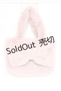 Leur Getter / リボンファーハンドバック  ピンク Y-25-11-22-021-LU-BG-SZ-ZT1126Y