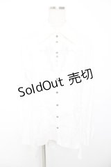 Ozz Croce / 刺繍入り燕尾ブラウス  白 Y-25-11-22-136-OO-BL-SZ-ZY