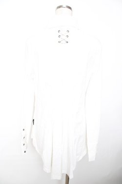 画像2: Ozz Croce / 刺繍入り燕尾ブラウス  白 Y-25-11-22-136-OO-BL-SZ-ZY