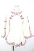 Hinana Queena / 菫の秘め事 チャイナ風姫袖トップス  オフ Y-25-11-22-137-LO-TO-SZ-ZY