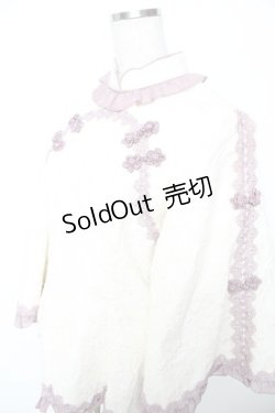 画像3: Hinana Queena / 菫の秘め事 チャイナ風姫袖トップス  オフ Y-25-11-22-137-LO-TO-SZ-ZY