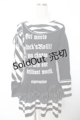 ALGONQUINS / レイヤード風ボーダーチュニ   Y-25-11-22-139-AL-TO-SZ-ZY