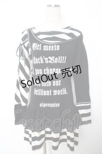 ALGONQUINS / レイヤード風ボーダーチュニ   Y-25-11-22-139-AL-TO-SZ-ZY