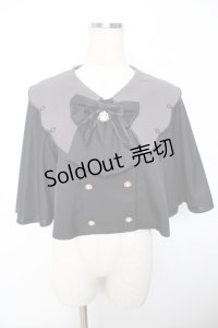 Amavel / Magical Cosmic Cosmeticケープ風アウター  黒 Y-25-11-22-140-CA-JA-SZ-ZY