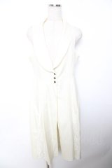 axes femme / ジレ風ロングベスト F 生成り Y-25-11-22-141-AX-TO-SZ-ZY