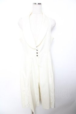 画像1: axes femme / ジレ風ロングベスト F 生成り Y-25-11-22-141-AX-TO-SZ-ZY
