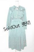axes femme / 配色パイピングボウタイワンピース F グリーン Y-25-11-22-147-AX-OP-SZ-ZI