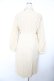 画像2: axes femme / スカーフ付シャツワンピ M 生成り Y-25-11-22-148-AX-OP-SZ-ZY (2)