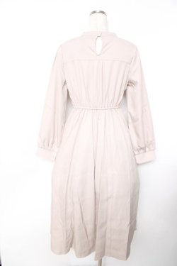 画像2: axes femme / チャイナ釦薔薇柄切替ワンピース F ベージュ Y-25-11-22-155-AX-OP-SZ-ZY