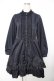 画像1: axes femme / イレヘムシャツワンピース  紺 Y-25-11-22-158-AX-OP-SZ-ZY (1)