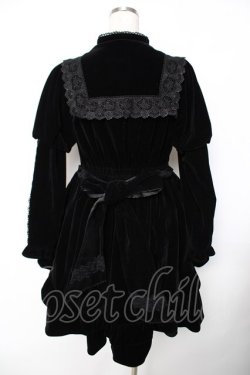 画像2: axes femme kawaii / ベルベットドールワンピース M 黒 Y-25-11-22-159-AX-OP-SZ-ZY