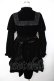 画像2: axes femme kawaii / ベルベットドールワンピース M 黒 Y-25-11-22-159-AX-OP-SZ-ZY (2)