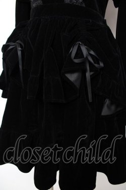 画像4: axes femme kawaii / ベルベットドールワンピース M 黒 Y-25-11-22-159-AX-OP-SZ-ZY