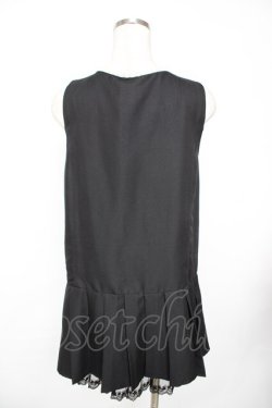 画像2: axes femme / ローウエストブロッキングワンピース  黒 Y-25-11-22-163-AX-OP-SZ-ZY