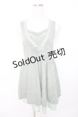 axes femme / バラ柄ふくれジャガードチュニ M グリーン Y-25-11-22-169-AX-TO-SZ-ZY