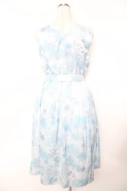 画像3: axes femme / トゥインクルスノー柄ワンピース F サックス Y-25-11-22-172-AX-OP-SZ-ZY