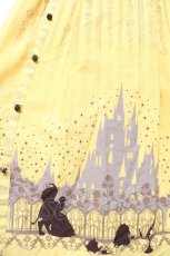 画像3: axes femme / Disney 美女と野獣 クラシックローズロングワンピース M イエロー Y-25-11-22-177-AX-OP-SZ-ZI (3)