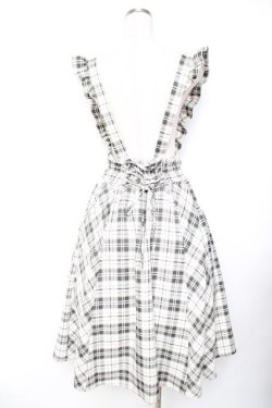 画像2: axes femme POETIQUE / フリルサス付きハイウエストスカート  グリーン Y-25-11-22-181-AX-SK-SZ-ZY