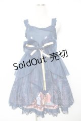 Doll Paradise / 猫灯篭祭ワンピース 1 紺 Y-25-11-22-186-LO-OP-SZ-ZY