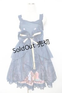 Doll Paradise / 猫灯篭祭ワンピース 1 紺 Y-25-11-22-186-LO-OP-SZ-ZY