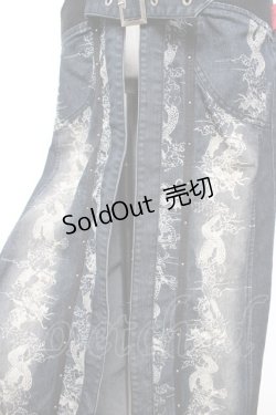 画像4: Ozz Croce / ドラゴンptデニムセパレートワンピース  デニム Y-25-11-22-192-OO-OP-SZ-ZY