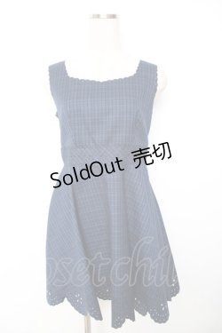 画像1: Secret Honey / スカラップワンピース 2 紺 Y-25-11-22-196-CA-OP-SZ-ZI