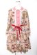 画像1: Jane Marple / Glass AliceのWカラーワンピース  ピンク Y-25-11-22-197-JM-OP-SZ-ZY (1)