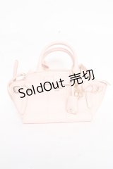 SAMANTHAVEGA / サイドリボンハンドバッグ  ピンク Y-25-11-22-026-LO-BG-SZ-ZY