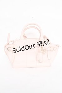 SAMANTHAVEGA / サイドリボンハンドバッグ  ピンク Y-25-11-22-026-LO-BG-SZ-ZY