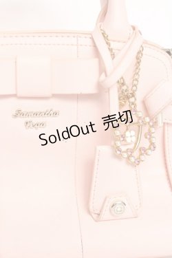 画像3: SAMANTHAVEGA / サイドリボンハンドバッグ  ピンク Y-25-11-22-026-LO-BG-SZ-ZY