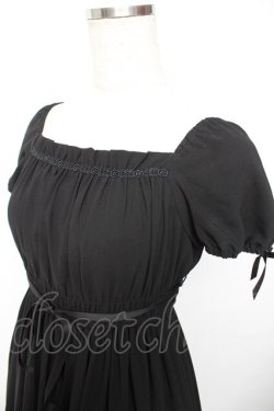 画像3: Moi-meme-Moitie / サイレントムーンワンピース（ミディアム丈）  黒×白 Y-25-11-22-206-MO-OP-SZ-ZY