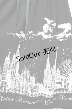 画像4: Moi-meme-Moitie / サイレントムーンワンピース（ミディアム丈）  黒×白 Y-25-11-22-206-MO-OP-SZ-ZY