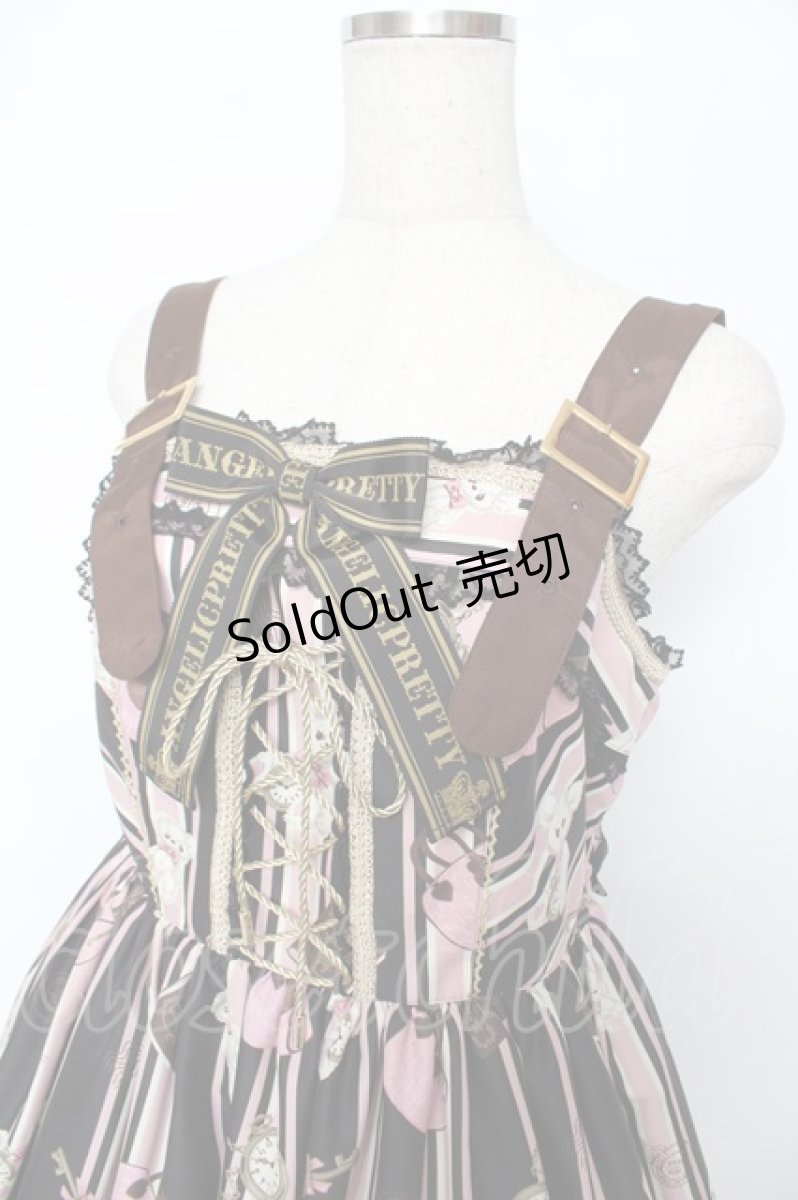 画像3: Angelic Pretty / Travelくまちゃんベルトジャンパースカート  黒 Y-25-11-22-209-AP-OP-SZ-ZS (3)